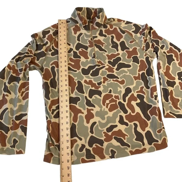 NWT Orvis Camouflage Lightweight Long Sleeve Camo Pattern Pullover Shirt Large - Picture 3 of 8